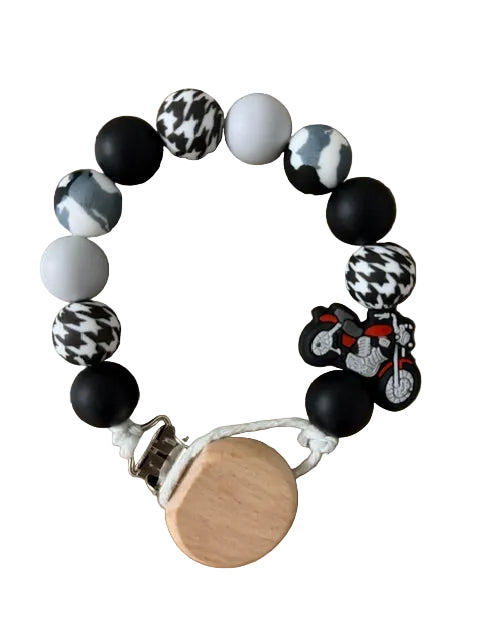 Checkered Motorbike Dummy Chain